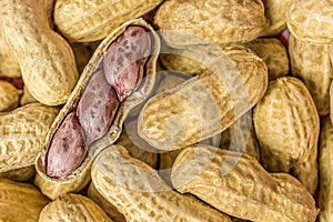 Peanut open shell