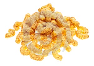 Peanut snacks isolated on white