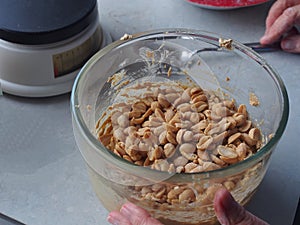 Peanuts added to this recipe