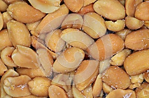 Peanuts background texture.