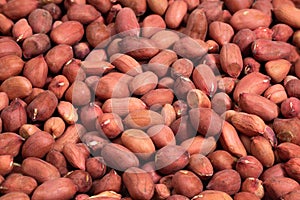 Peanuts for background or textures. Unshelled peanuts in shell