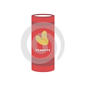 Peanuts in icon tin icon