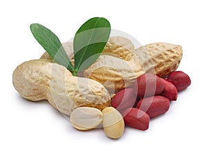 Peanuts isolated with clipping paths