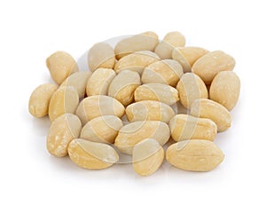 Peanuts isolated on white background