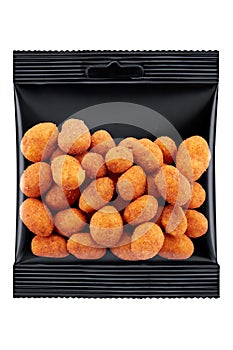 glazed peanuts in a package with bekon flavor