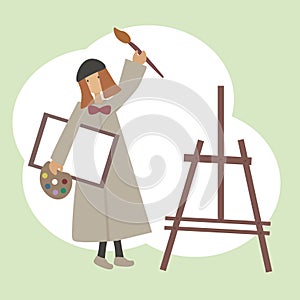 Peaople and Hobby vector ilustration