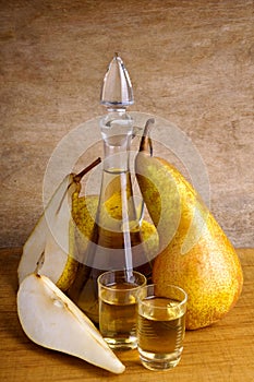 Pear brandy photo