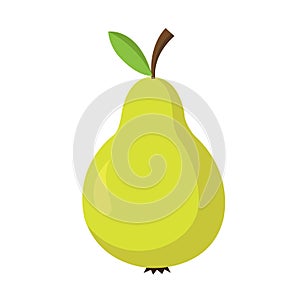 Pear fruit icon image vector illustration flat design