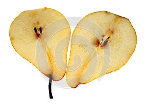 Pear halves