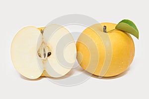 Pear isolated on background.