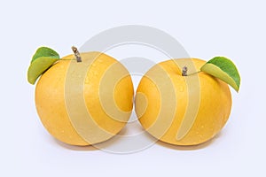 Pear isolated on background.