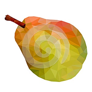 Pear low poly