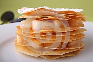 Pear mille feuille photo