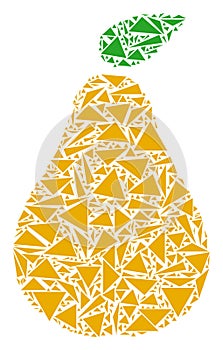 Pear Mosaic of Triangles