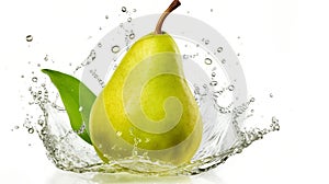 Pear Perfection: A Fresh Splash of Vitality