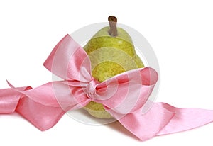 Pear and pink ribbon