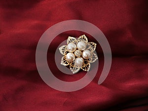 Pearl brooch