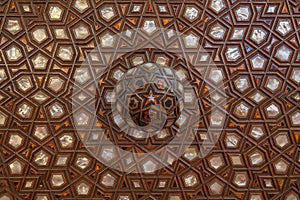 Pearl decoration in Blue Mosque, Istanbul, Turkey