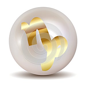 Pearl - Gold HOROSCOPE SIGNS OF THE ZODIAC Capricorn 21 December - 20 January