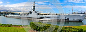 Pearl Harbor, HI, USA - January 29, 2010 : U.S.S. Bowfin submarine on display