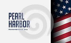 Pearl Harbor Remembrance Day Background Design