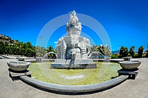 Pearl island entrance fountain,nha trang,vietnam