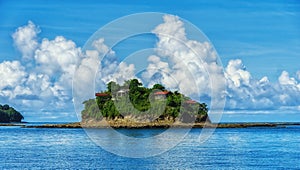 The Pearl Islands archipelago in the Pacific ocean, Panama photo