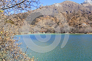 Pearl Lake at Yading Nature Reserve in Sichuan, China