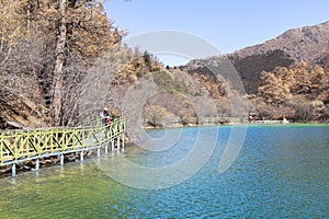 Pearl Lake at Yading Nature Reserve in Sichuan, China