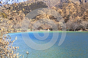 Pearl Lake at Yading Nature Reserve in Sichuan, China