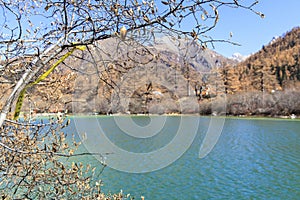 Pearl Lake at Yading Nature Reserve in Sichuan, China