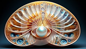 pearl in a shell sural image