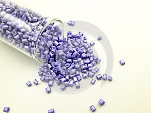 Pearl violet masterbatch granule