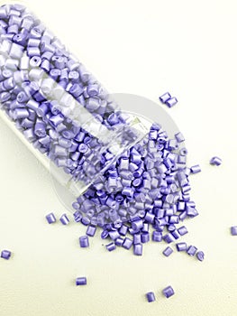 Pearl violet masterbatch granule