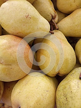 Pears, beautiful fruits, healthy food photo
