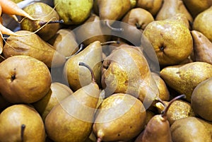 Pears at a Farmers Market
