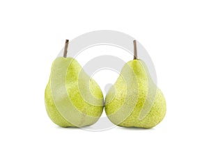 Pears fruit an isolated on white background.