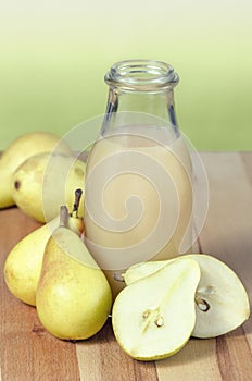 Pears and pear juice