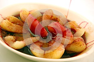 Pears with Red Wine Glaze