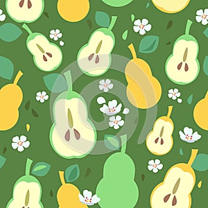 Pears Seamless Pattern