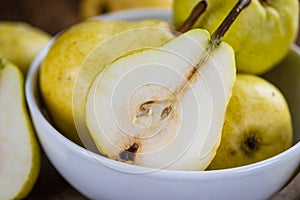 Pears (selective focus)
