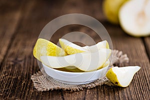 Pears (selective focus)