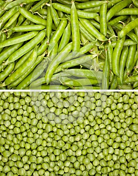 Peas background