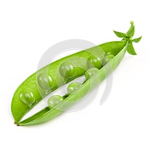 Peas isolated