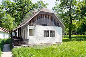 Traditional Romanian house - Banat village ethnographic museum photo