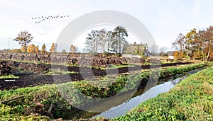 Peat harvesting in North Germany