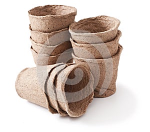 Peat pot for plant