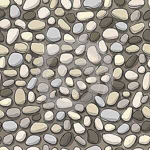 Pebble background, seamless pattern for your design