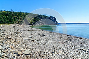 Pebble beach, Cape Enrage, New Brunswick