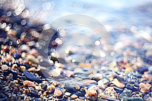 Pebble on beach